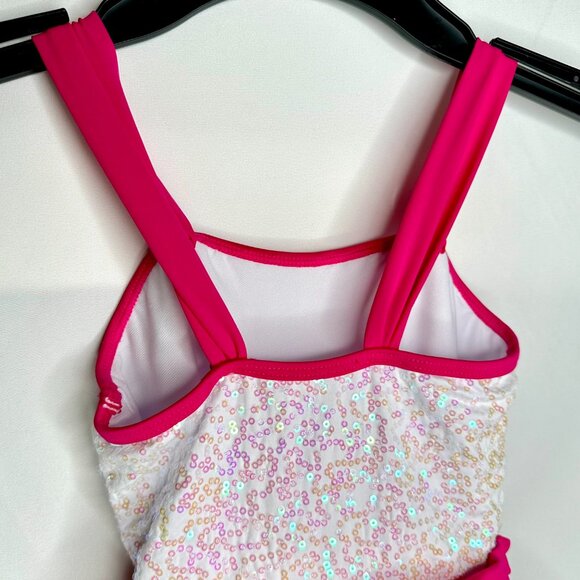 White Sequin Rainbow Accent Tutu - Picture 7 of 9